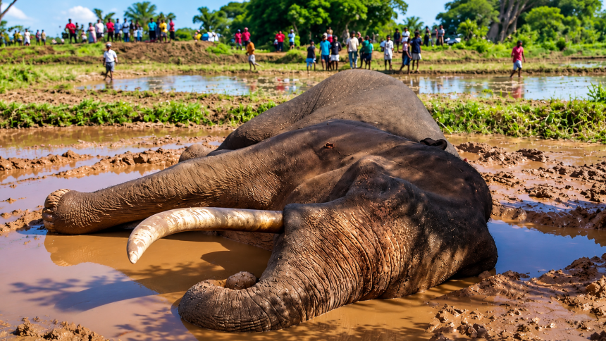 Sri Lanka’s Tallest Living Tusker Kavantissa Dies While Receiving Treatment