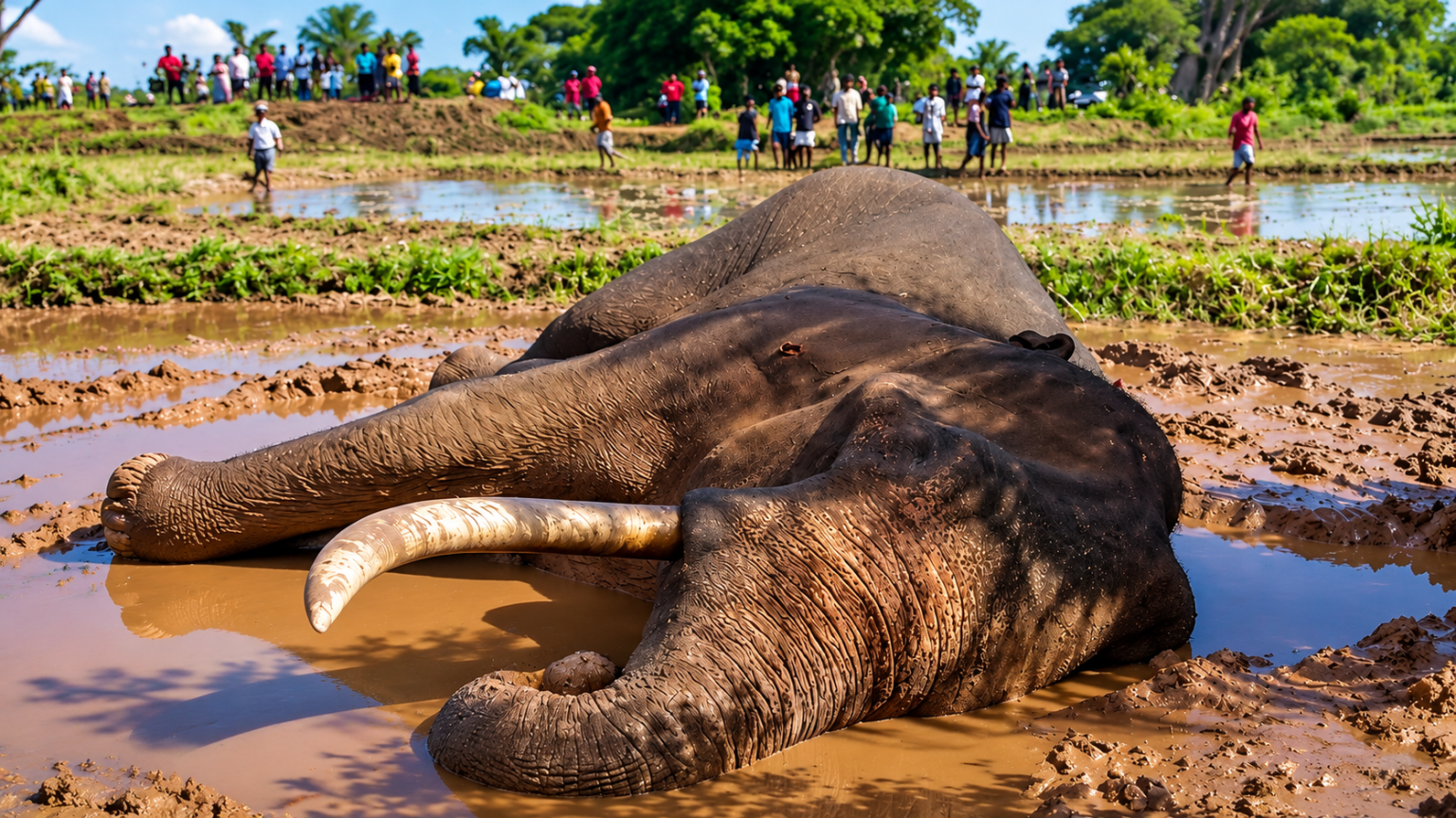Sri Lanka’s Tallest Living Tusker Kavantissa Dies While Receiving Treatment