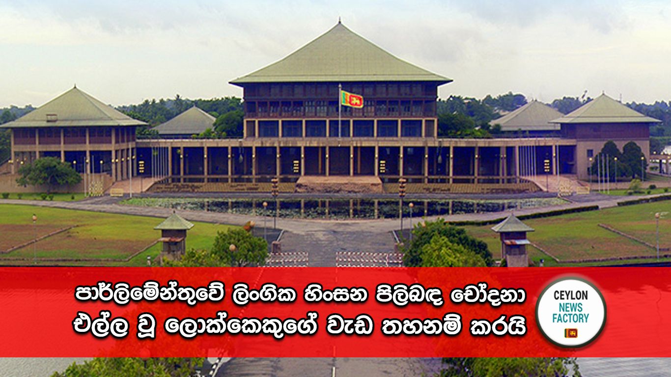 පාර්ලිමේන්තුවේ ලිංගික හිංසන