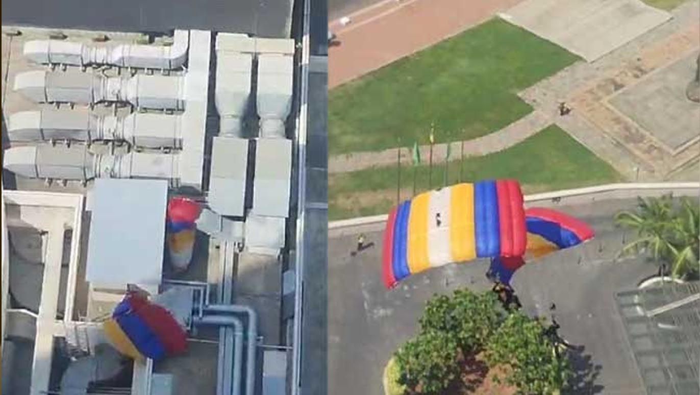 Parachute-accident