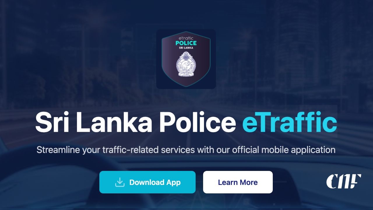 Clean Sri Lanka වැඩසටහනට සමගාමීව රථ වාහන වැරදි වලක්වන්​න පොලිසියෙන් විශේෂ App එකක්